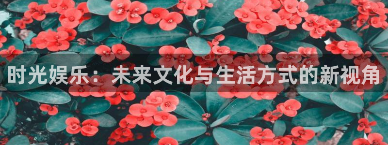 天富平台集团股票：时光娱乐：未来文化与生活方式的新视角