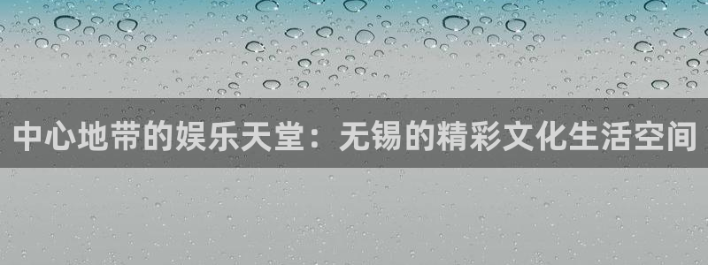 天富平台：中心地带的娱乐天堂：无锡的精彩文化生活空间