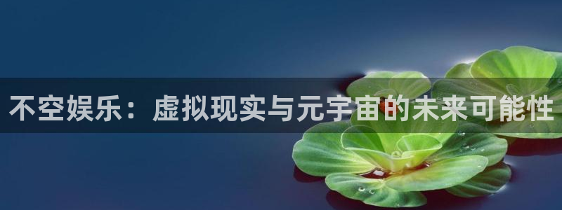 天富平台.ccmpc29官网版下载：不空娱乐：虚拟现实与元宇宙的未来可能性