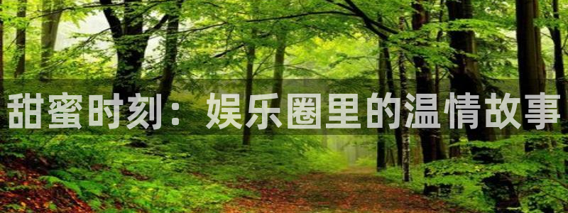 天富平台注册入口：甜蜜时刻：娱乐圈里的温情故事